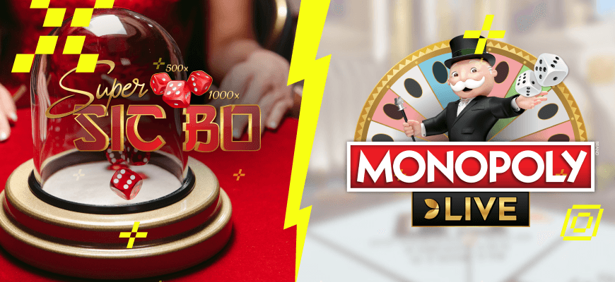 Cover Image for All You Need To Know About Super Sic Bo vs Monopoly Live Games