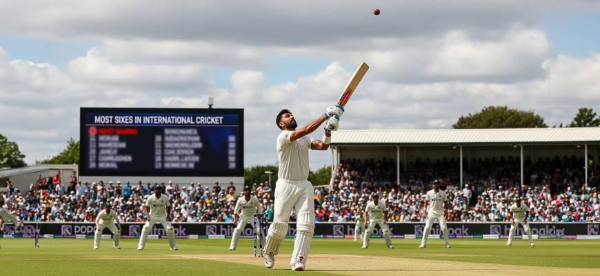 Cover Image for Most Sixes in International Cricket: Tests, ODI, & T20Is